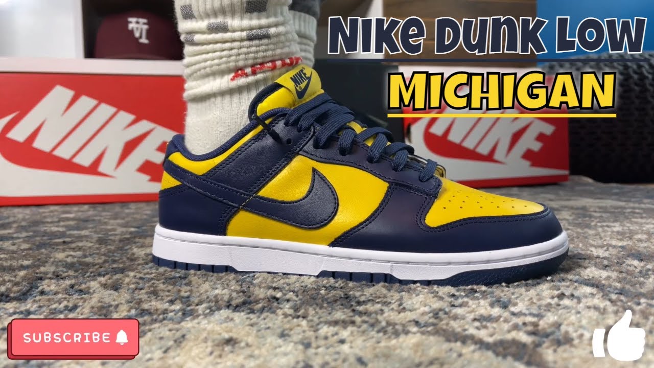 Nike Dunk Low Michigan On Foot Review Resell Prediction