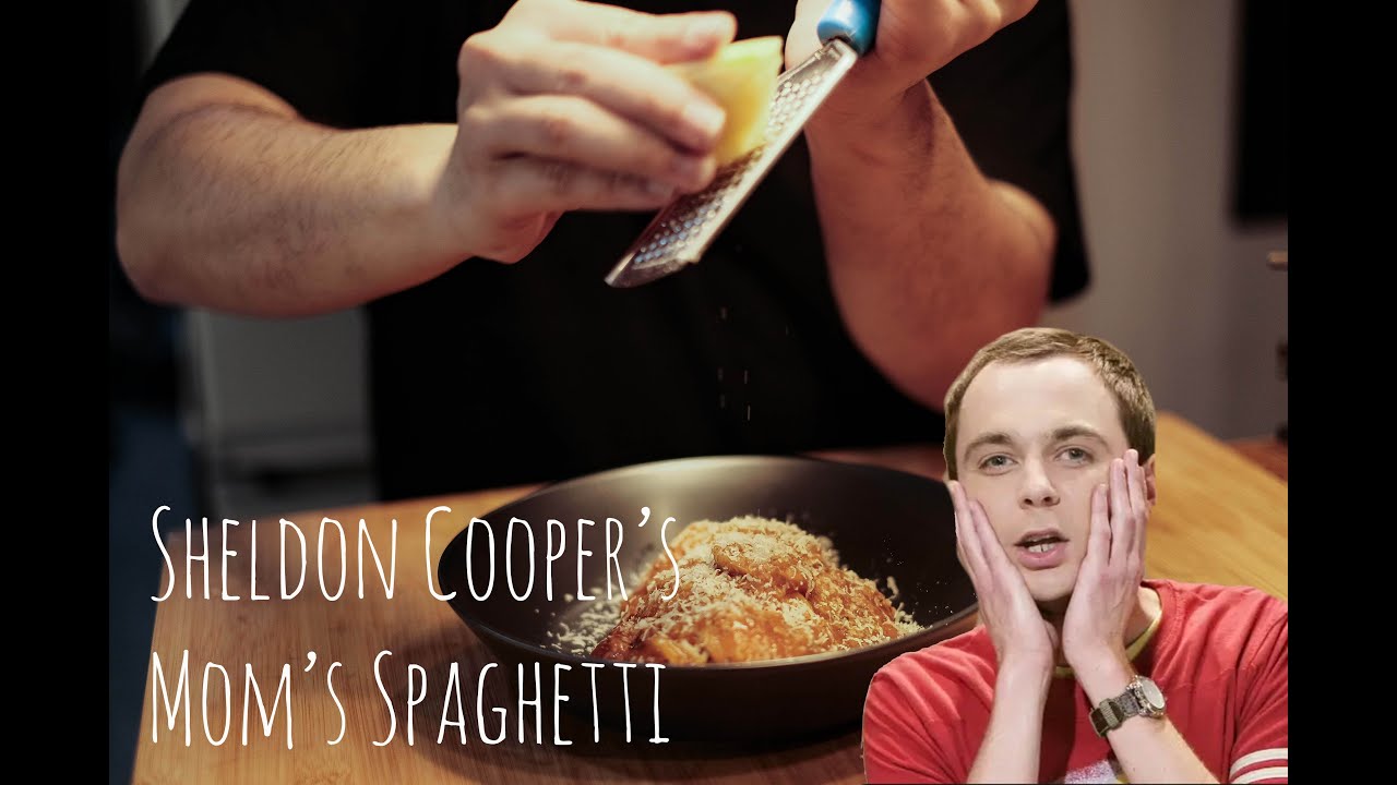 Sheldon's Spaghetti and Hotdogs from Big Bang Theory YouTube