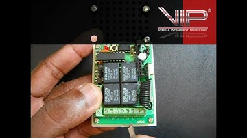 RF-204  Remote control, 315/433MHz 4channel control gate, garage, light, appliance