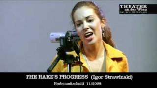 Theater an der Wien "The Rake's Progress" Probenauszug