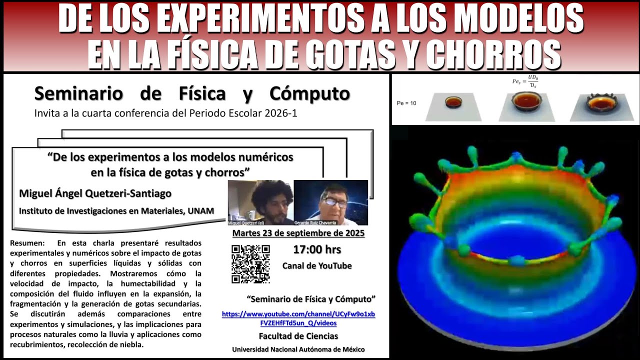 De los experimentos a los modelos en la física de gotas y chorros