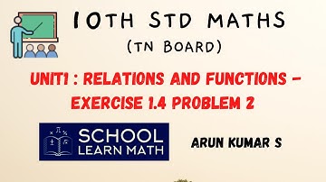 Class 10 Maths | Exercise 1.4 | Problem 2 | Relations And Functions