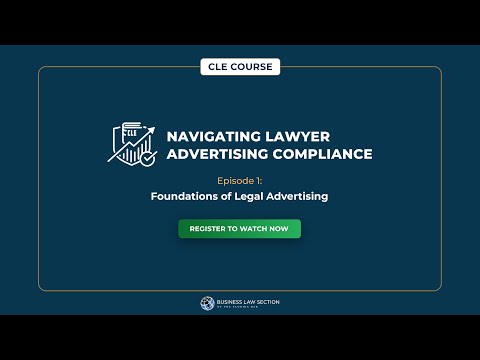 Full episode: Foundations of Legal Advertising