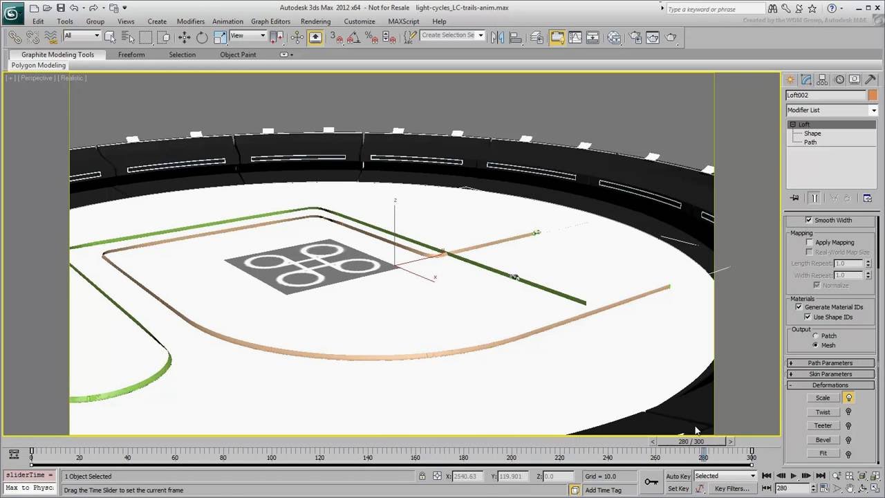 autodesk revit Creating Light Cycle Effects in 3ds Max - Part 5 - Light Trails with Animation