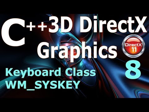 C++ 3D DirectX ट्यूटोरियल [कीबोर्ड / WM_SYSKEYDOWN]