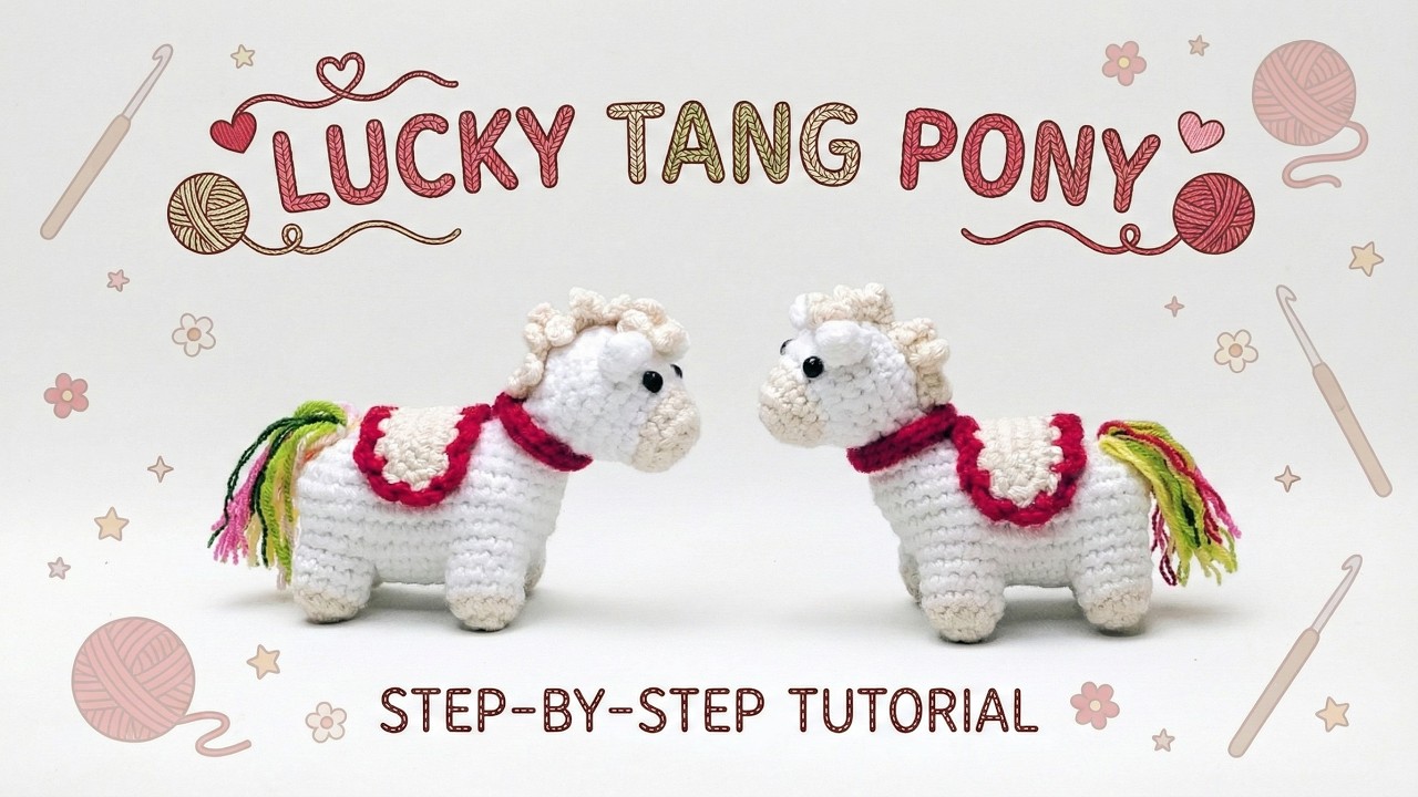 2026 Год Лошади! Вяжем пухлую Лошадь Тан на удачу | Подробный урок