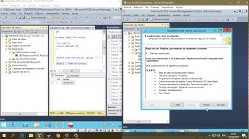 Replicacion de Base de Datos en SQLServer(Entre Virtuales)