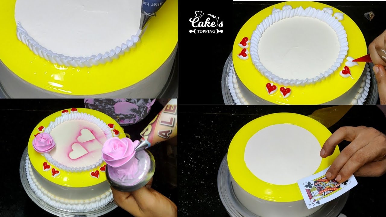 pineapple cake || little hearts || pink flower