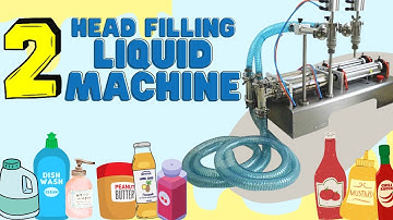Protech Solutions Semi Automatic Double Head Liquid Filling Machine