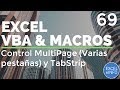 Curso Excel VBA y Macros - Cap. 69 - Formularios | MultiPage y TabStrip