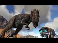 ARK приручение Гигантозавра (taming the Gigantosaurus)