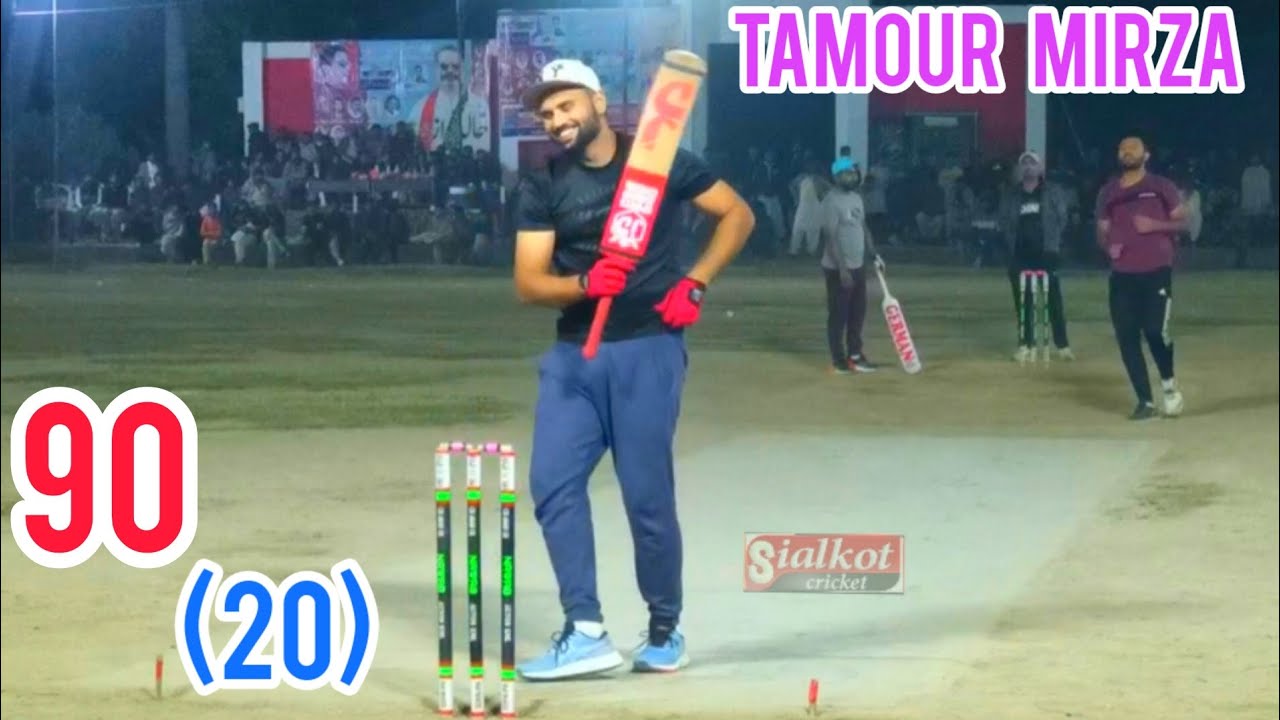 TAMOUR MIRZA II 20 BALL 90 RUNS II VS II UMAR BAJWA II HASSAN PAINDA II ...