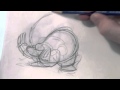 Animating in class, (demo by Scott T. Petersen, of a character jumping)