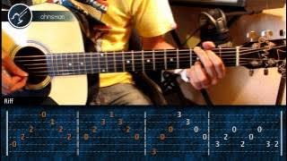 Cómo tocar 'Don't Cry' de Guns N' Roses en Guitarra Acústica (HD) Tutorial - Christianvib