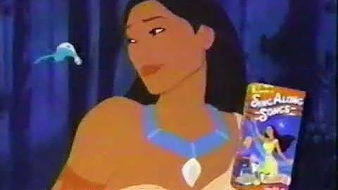 Disney's Sing Along Songs (1995) Television Commercial - Pocahontas -VHS - Home Video