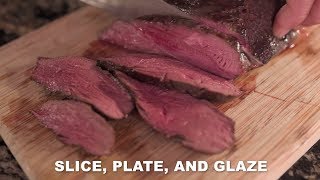 Sous-vide cooking is a lot easier than it sounds. the technique
creates an evenly cooked, tender, and juicy piece of meet. this wild
goose breast ended up wi...