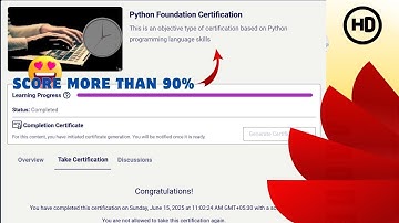 Python Foundation Certification Exam Solution | Infosys Springboard 6.0 Answers Revealed #infosys