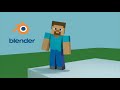 Minecraft Steve Parkour Animation | Blender 3d