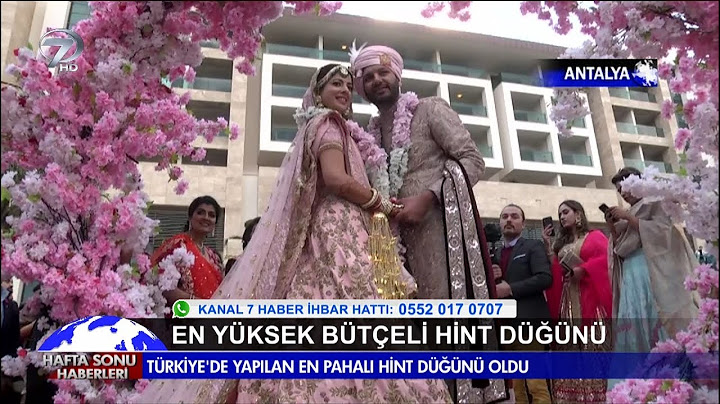 Türkiye'de Yapılan En Pahalı HİNT Düğünü!