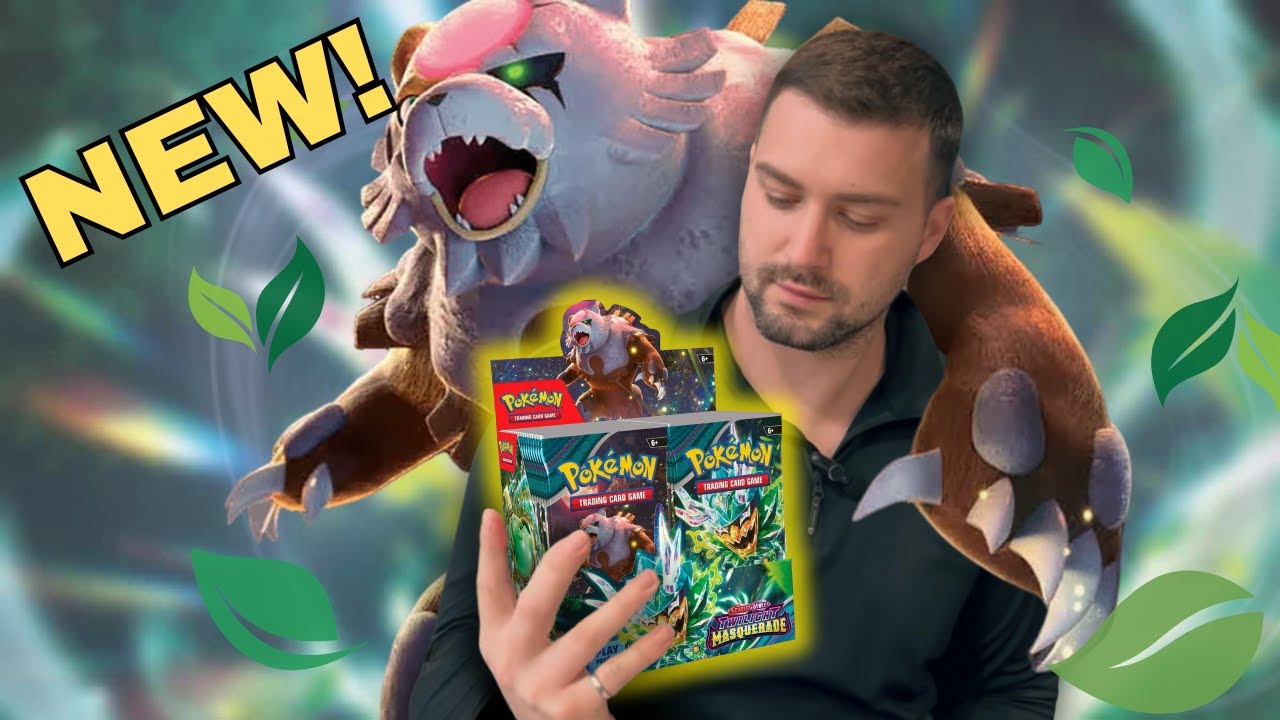 NEWEST Pokemon set Twilight Masquerade Booster Box Opening. I actually HIT!!