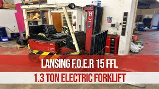 Lansing F.O.E.R 15 FFL 1.3 ton Electric Forklift