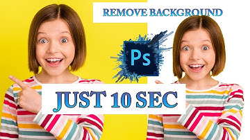 Remove Background Just 10 Sec In Photoshop #png #removebackground #photoshop