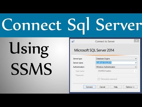Vídeo: Com em connecto a SSMS?