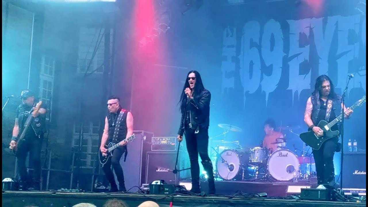 THE 69 EYES: live on CASTLE ROCK Festival, Schloss Broich, Mülheim - 2023-07-01