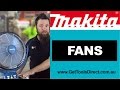 Makita 18V Cordless Jobsite Fans