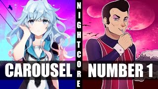 ♪ Nightcore - Carousel / We Are Number One (Switching Vocals)