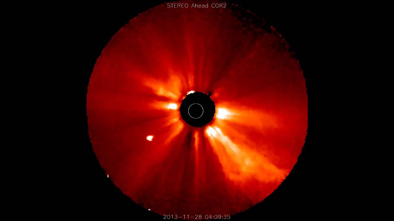 Sun Action on Comet. Разрыв солнца