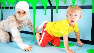 oliver and cardboard escape adventures for kids