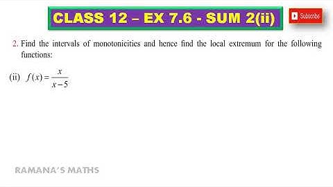 CLASS 12 - EX 7.6 - SUM 1(i)