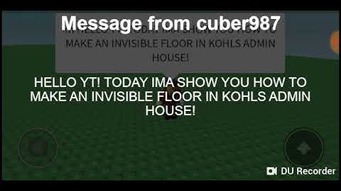 HOW TO TROLL PEOPLE IN KOHLS ADMIN HOUSE