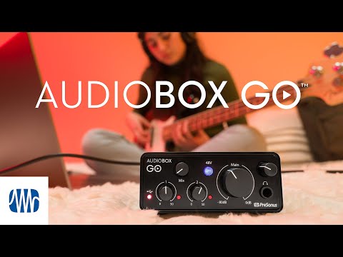 Представляем PreSonus AudioBox GO™ | Сверхдоступный компактный USB-аудиоинтерфейс 2x2