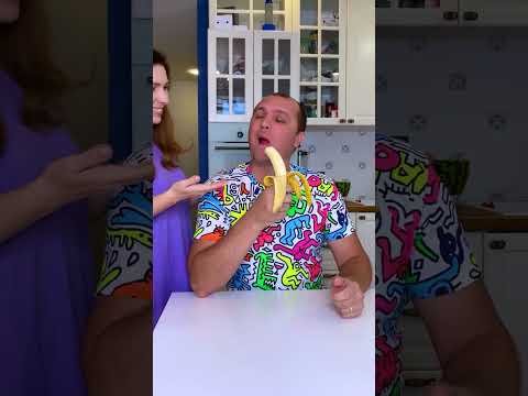 OMG Папа спрятал сосиску в банане! 😱 #shorts от Andi like