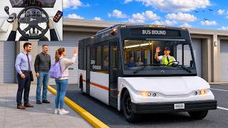 Celebrity Bus Bound - New Realistic Bus Simulator 2026 - Driving a Mini Electric Bus | Steering Wheel Gameplay Profile
