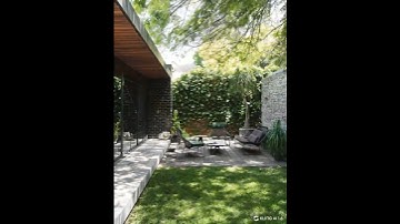 Mẫu nhà kiểu Mỹ có khoảng sân vườn đẹp hiện đại#nhadep