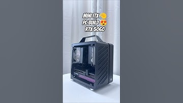 Mini 🤏 Itx black myth: wukong Gaming Pc Build😵 Intel i5 13400f & RTX 5060 #pcbuild #miniitx #gaming