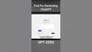 GPT-ZERO : For Detecting ChatGPT #chatgpt #gptzero