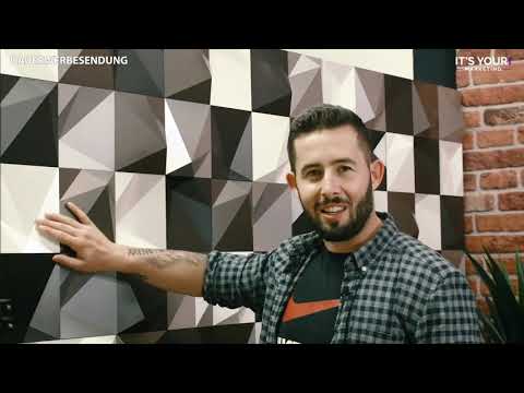 Video: 3D-Holzpaneele: Wanddekorationsprodukte Mit Lederdekoration Für Die Inneneinrichtung, Waben Aus Holz