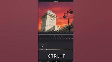 Replace a Sky in Davinci Resolve! #shortsvideo