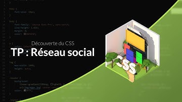 Découverte du CSS (19/31) : TP : Réseau social