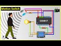 How To Make Motion Sensor Light Switch using CD4017 & IR sensor at Home