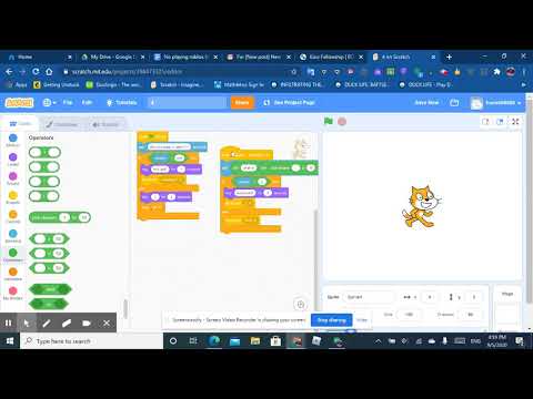 Scratch lesson number 5 : random numbers