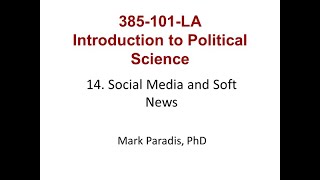 385-101. 14.  Soft News and Social Media screenshot 1