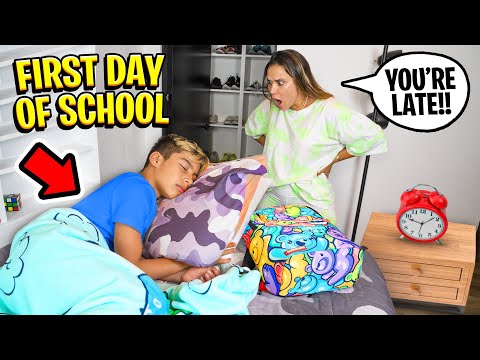 Our Son Almost MISSED the FIRST DAY OF SCHOOL! 😱