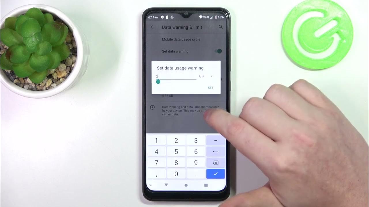 How to Set Mobile Data Limit on ZTE Blade A51? Setup Download Data
