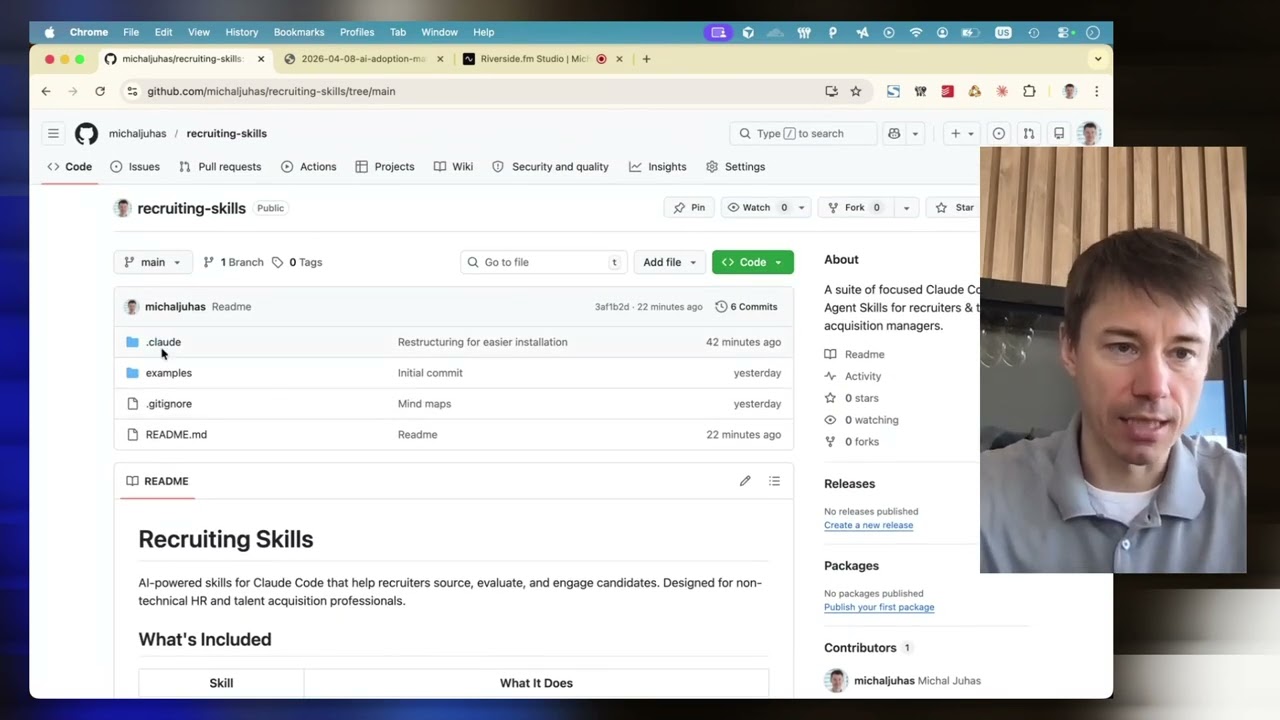 Introducing Recruiting Skills for Claude Chat/Cowork/Code – AI with Michal