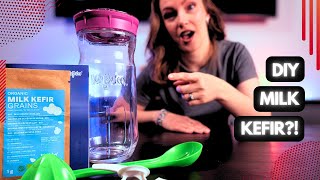 Making Milk KEFIR At HOME! | Kefirko Starter Kit Review